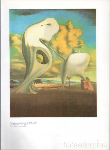 Otros art&iacute;culos de coleccionismo en papel: LAMINA V50226: Salvador Dali. L'Angelus arquitectonic de Millet