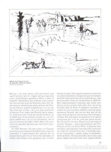 Otros art&iacute;culos de coleccionismo en papel: LAMINA V50216: S. Dali. Dibuix per il&middot;lustrar el text de Josep Pla Obres de Museu
