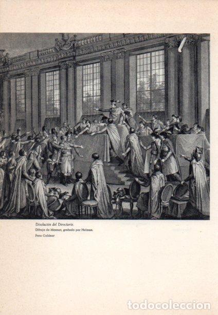 Sammelleidenschaft Andere Papierartikel: LAMINA V38885: Disolucion del Directorio por Monnet - Martin de Riquer