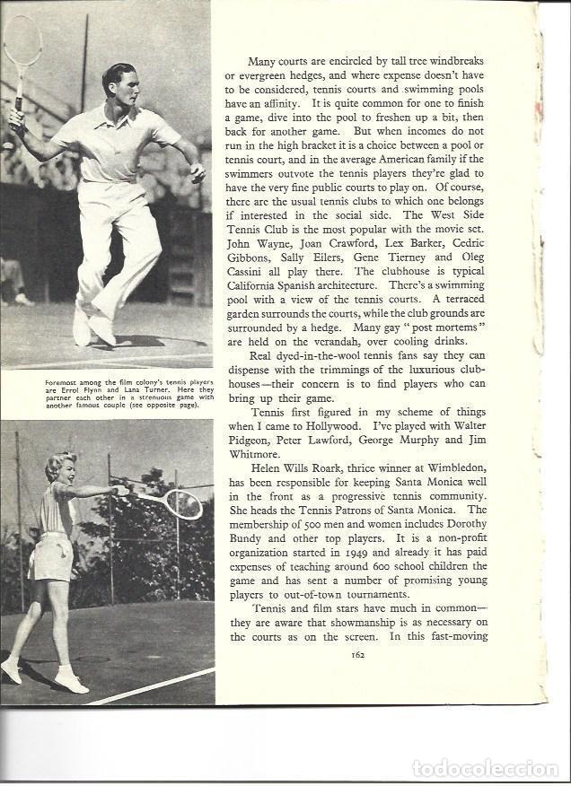Sammelleidenschaft Andere Papierartikel: LAMINA 36474: Errol Flynn y Lana Turner jugando al tenis - Ivy Crane Wilson