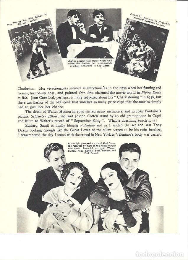 Otros art&iacute;culos de coleccionismo en papel: LAMINA 36469: Charles Chaplin y el grupo 42nd Street - Ivy Crane Wilson