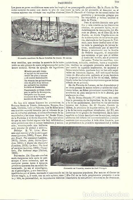 Sammelleidenschaft Andere Papierartikel: LAMINA ESPASA 39780: Procesion maritima de Santa Cristina en Lloret de Mar - Varios