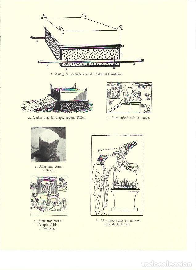 Otros art&iacute;culos de coleccionismo en papel: LAMINA 36104: Tipos de altares de Grecia, Pompeya y Egipto - VVAA