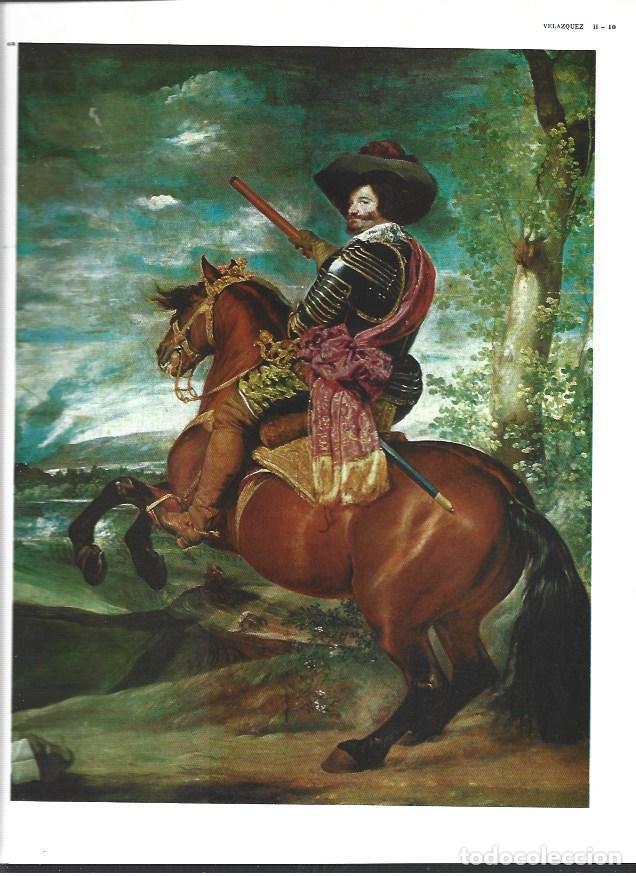 Otros art&iacute;culos de coleccionismo en papel: LAMINA 40384: El conde duque de Olivares a caballo, por Velazquez - Varios