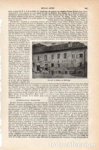 Otros art&iacute;culos de coleccionismo en papel: LAMINA V39211: La casa de Mozart en Salzburgo - Varios