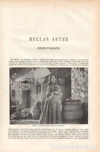Otros art&iacute;culos de coleccionismo en papel: LAMINA V39207: Conchita Piquer en escena de La Dolores - Varios
