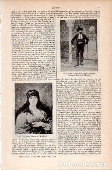 Otros art&iacute;culos de coleccionismo en papel: LAMINA V39957: Mariano Fernandez principe de los gitanos - Varios