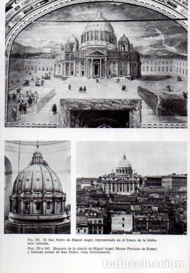 Otros art&iacute;culos de coleccionismo en papel: LAMINA V41319: El San Pedro de Miguel Angel, fresco de la biblioteca vaticana - Leonardo Benevolo