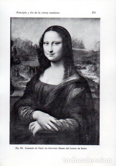 Otros art&iacute;culos de coleccionismo en papel: LAMINA V41290: La Gioconda por da Vinci - Leonardo Benevolo