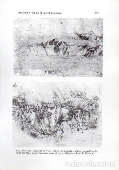 Otros art&iacute;culos de coleccionismo en papel: LAMINA V41273: Dibujo del valle del Arno por da Vinci - Leonardo Benevolo