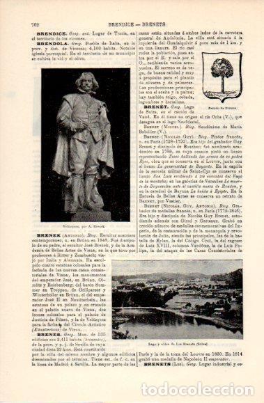 Otros art&iacute;culos de coleccionismo en papel: LAMINA V40736: Velazquez estatua por Brenek - Varios
