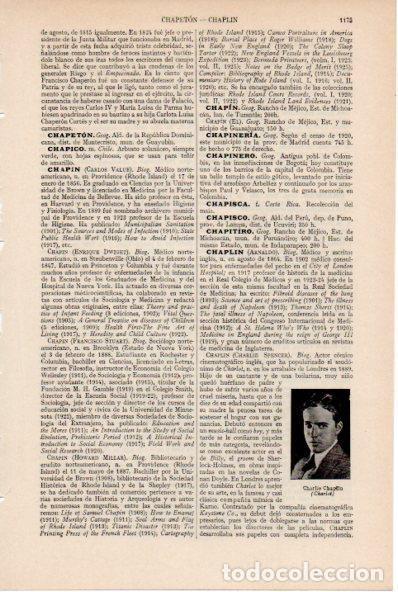 Otros art&iacute;culos de coleccionismo en papel: LAMINA ESPASA V52112: Charlie Chaplin, Charlot - Varios