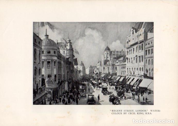 Otros art&iacute;culos de coleccionismo en papel: LAMINA V51942: Regent Street by Cecil King