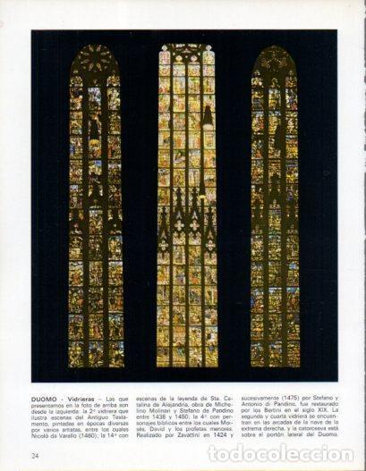 Sammelleidenschaft Andere Papierartikel: LAMINA V43172: Vidrieras del Duomo de Milan - Giovanna Magi