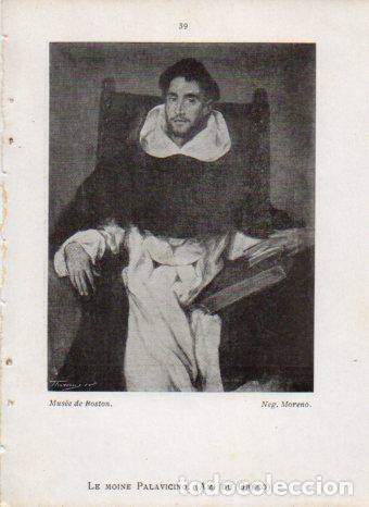 Altri oggetti di carta: LAMINA V43009: Le moine Palavicino par Le Greco - Michel Utrillo