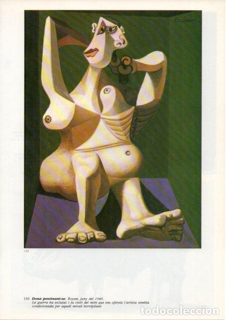 Otros art&iacute;culos de coleccionismo en papel: LAMINA V43124: Picasso. Dona pentinant-se - Josep Palau i Fabre