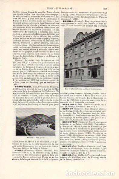 Outros artigos de papel: LAMINA V44015: Hotel de la Union en Munich - Varios