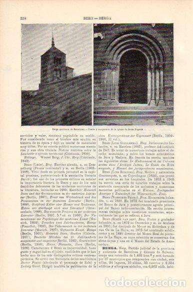 Outros artigos de papel: LAMINA V43991: Iglesia de Santa Eugenia en Berga - Varios