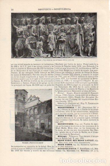 Otros art&iacute;culos de coleccionismo en papel: LAMINA V43976: Fachada Catedral de Benavente, Zamora - Varios