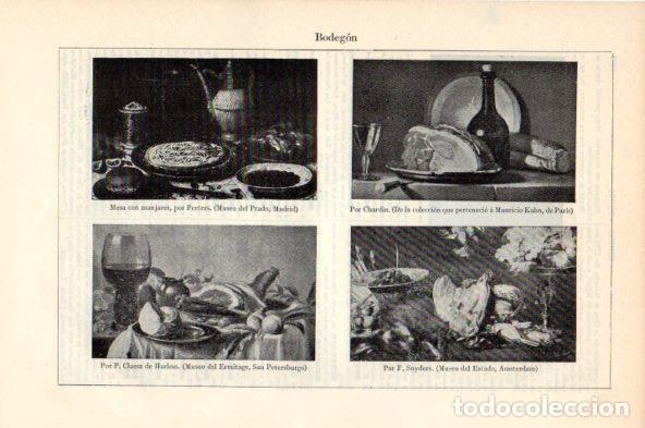 Otros art&iacute;culos de coleccionismo en papel: LAMINA V44127: Bodegon obras varias - Varios