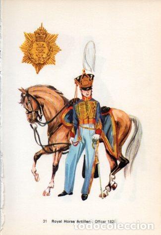 Sammelleidenschaft Andere Papierartikel: LAMINA V44237: Royal Horse Artillery. Officer 1828 - Robert and Christopher Wilkinson-Latham
