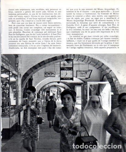 Otros art&iacute;culos de coleccionismo en papel: LAMINA V45395: Voltes de la Rambla de Girona - Josep Pla