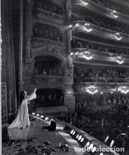 Otros art&iacute;culos de coleccionismo en papel: LAMINA V45380: Interior del Liceu, Barcelona - Josep Pla
