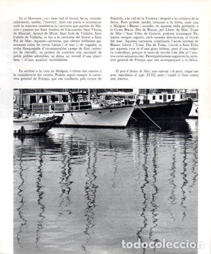 Otros art&iacute;culos de coleccionismo en papel: LAMINA V45391: Port d'Arenys de Mar vista parcial - Josep Pla
