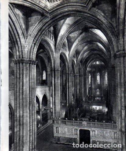 Otros art&iacute;culos de coleccionismo en papel: LAMINA V45376: Interior Catedral de Barcelona - Josep Pla