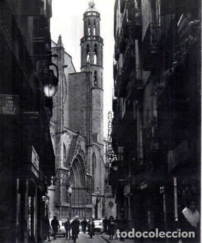 Otros art&iacute;culos de coleccionismo en papel: LAMINA V45374: Santa Maria del Mar, Barcelona - Josep Pla