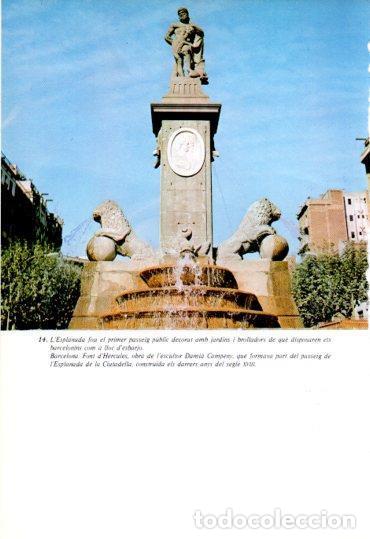 Outros artigos de papel: LAMINA V45357: Font d'Hercules a Barcelona - Jaume Sobreques i Callico
