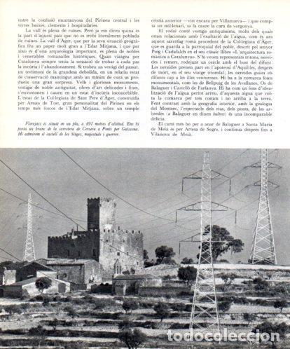 Otros art&iacute;culos de coleccionismo en papel: LAMINA V45505: Vista de Florejacs, Lleida - Josep Pla