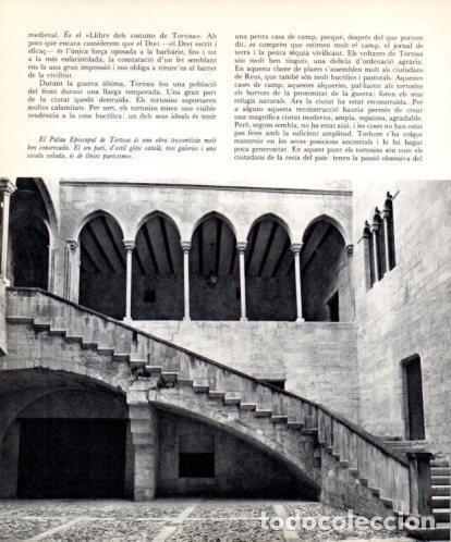 Otros art&iacute;culos de coleccionismo en papel: LAMINA V45552: Palau Episcopal de Tortosa - Josep Pla