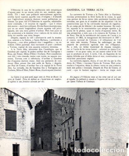 Otros art&iacute;culos de coleccionismo en papel: LAMINA V45560: Carrer a La Galera, Tarragona - Josep Pla