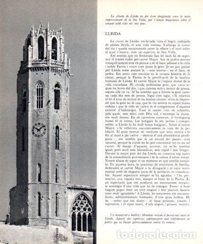 Otros art&iacute;culos de coleccionismo en papel: LAMINA V45498: Mola de la Seu Vella de Lleida - Josep Pla