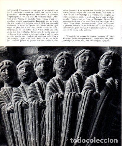 Otros art&iacute;culos de coleccionismo en papel: LAMINA V45449: Capitels de Santa Maria de l'Estany - Josep Pla