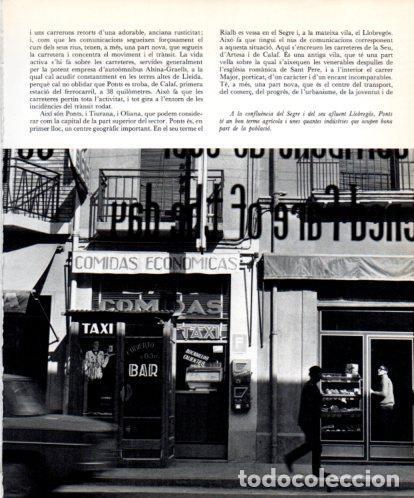 Otros art&iacute;culos de coleccionismo en papel: LAMINA V45490: Carrer de Ponts, Lleida - Josep Pla