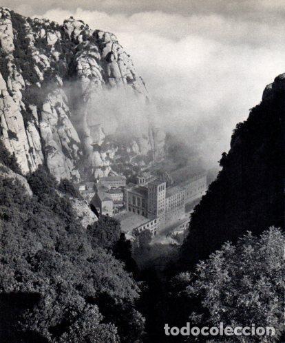 Otros art&iacute;culos de coleccionismo en papel: LAMINA V45461: Vista aeria Abadia de Montserrat - Josep Pla