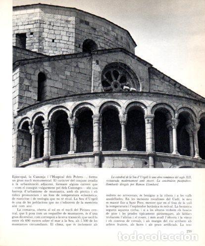 Otros art&iacute;culos de coleccionismo en papel: LAMINA V45493: Vista parcial Catedral de la Seu d'Urgell - Josep Pla