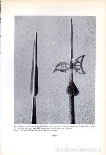 Otros art&iacute;culos de coleccionismo en papel: LAMINA V45280: Llan&ccedil;a i alabarda segle XVII, Museu Militar Montjuic - Jaume Sobreques i Callico