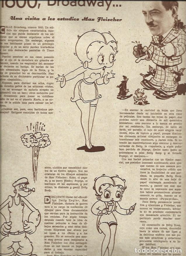 Otros art&iacute;culos de coleccionismo en papel: LAMINA 37783: Betty Boo y Popeye - VVAA