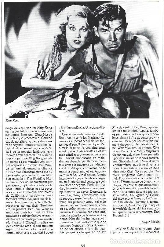 Otros art&iacute;culos de coleccionismo en papel: LAMINA 38110: Fay Wray en King Kong - VVAA