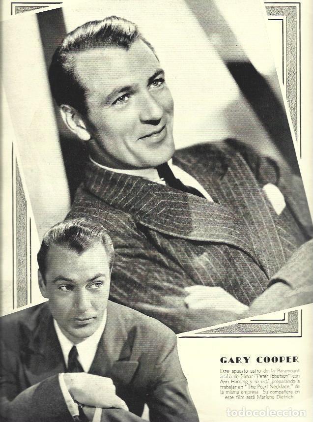 Sammelleidenschaft Andere Papierartikel: LAMINA 38002: Gary Cooper en The Pearl Necklace - VVAA