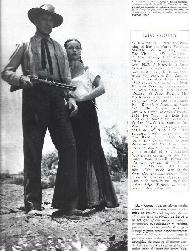 Otros art&iacute;culos de coleccionismo en papel: LAMINA 38276: Gary Cooper y Sara Montiel en Veracruz - VVAA