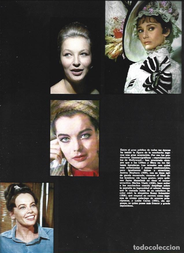 Otros art&iacute;culos de coleccionismo en papel: LAMINA 38259: Audrey Hepburn, Romy Scheneider, Marina Vlady y Leslier Caron - VVAA