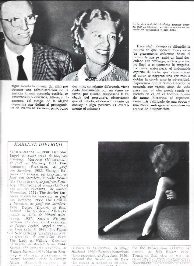 Otros art&iacute;culos de coleccionismo en papel: LAMINA 38279: Filmografia de Marlene Dietrich - VVAA