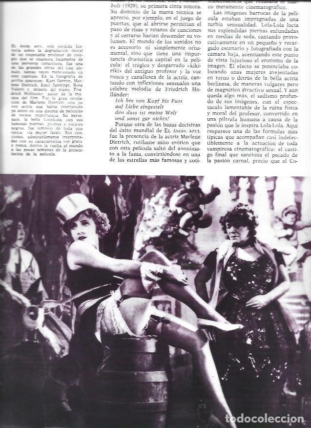 Otros art&iacute;culos de coleccionismo en papel: LAMINA 38160: Marlene Dietrich en El angel azul - VVAA