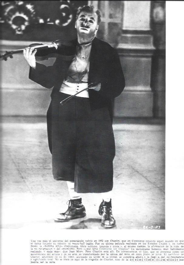 Otros art&iacute;culos de coleccionismo en papel: LAMINA 38159: Charles Chaplin en Candilejas - VVAA