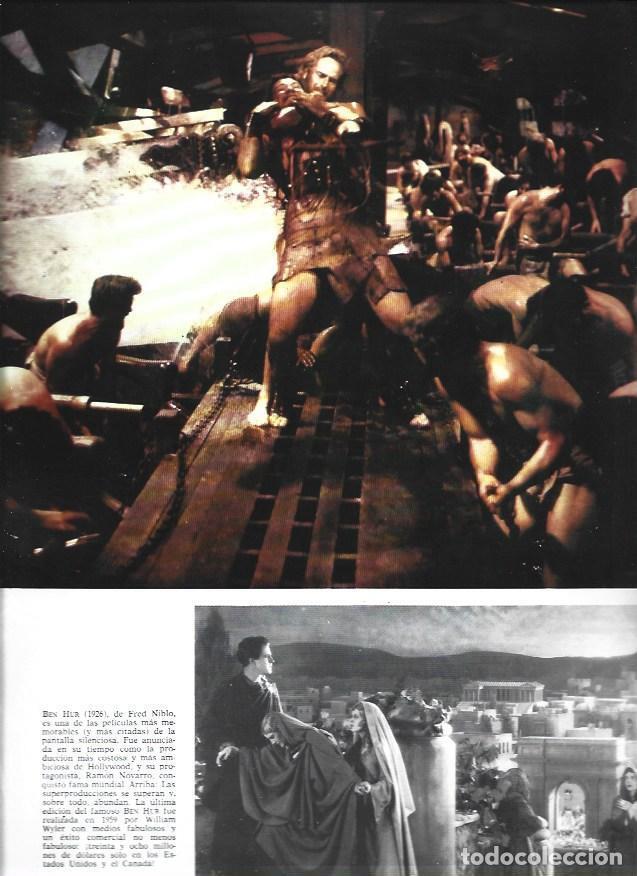 Otros art&iacute;culos de coleccionismo en papel: LAMINA 38208: Escenas de Ben Hur de 1926 y de 1959 - VVAA