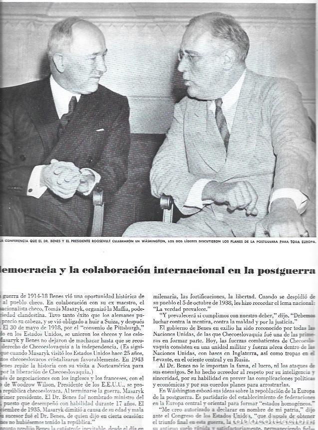 Sammelleidenschaft Andere Papierartikel: LAMINA 38401: Roosevelt y Benes - VVAA